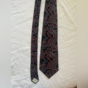 OSCAR DE LA RENTA COUTURE Men's Paisley Print Luxury Neck Tie